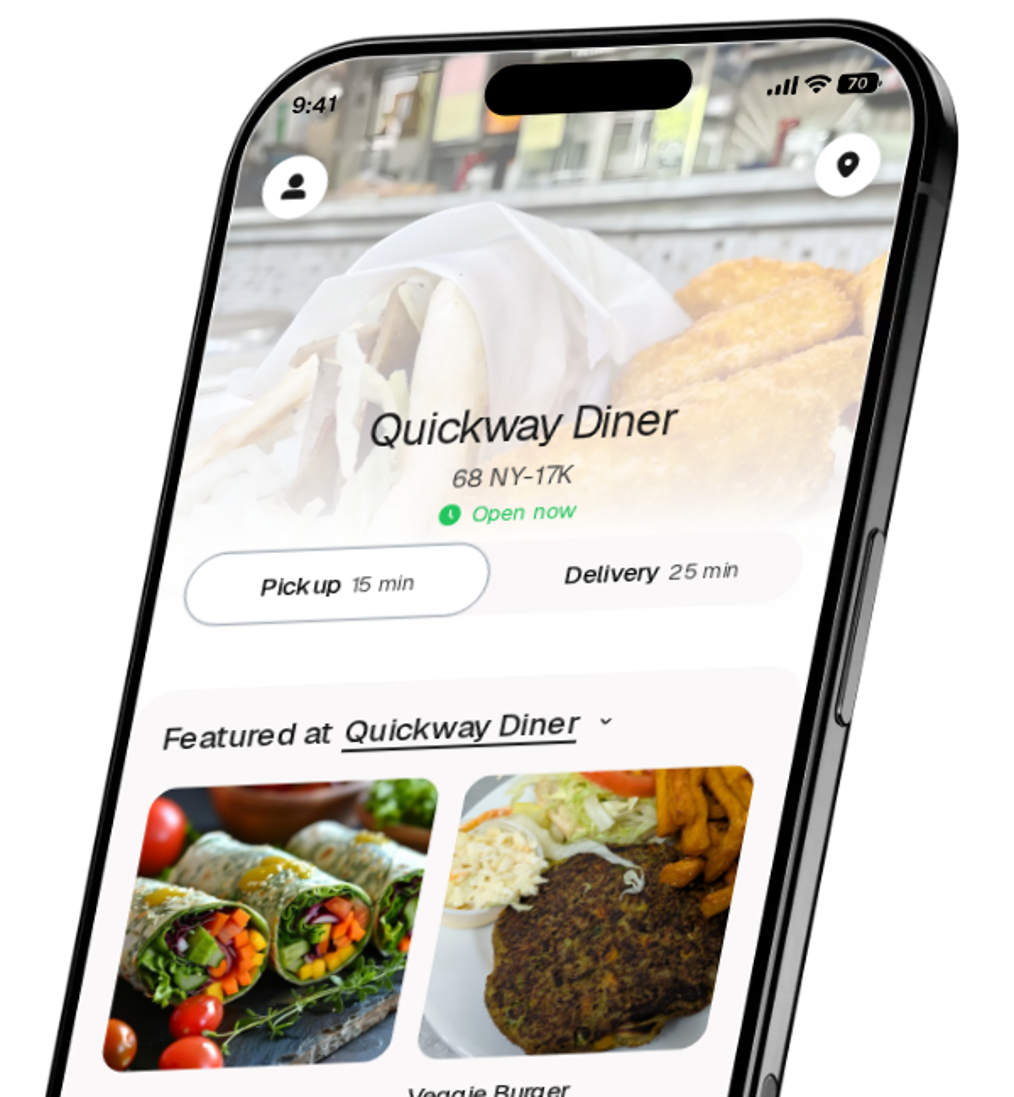 Quickway Diner app preview