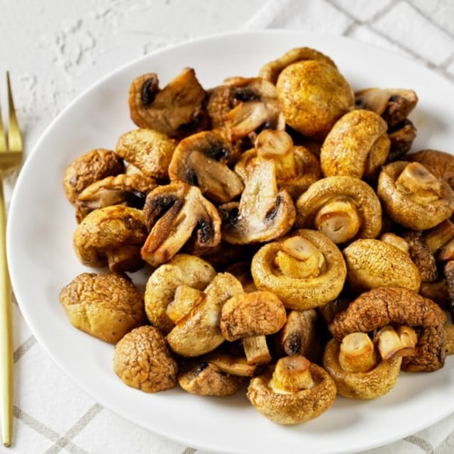 Grilled Mushrooms.