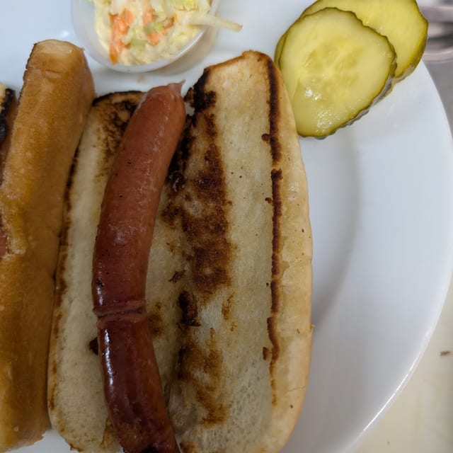 Hot Dog with Chili Sandwich.