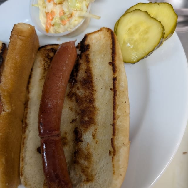 Hot Dog Sandwich.