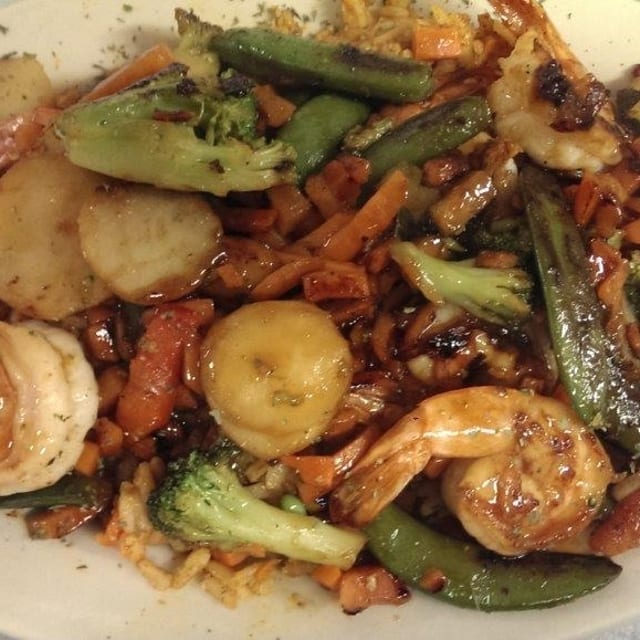 Stir Fry Shrimp.