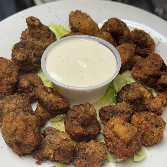 Battered Mushrooms.