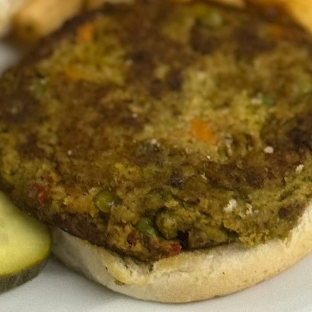 Veggie Burger Platter.