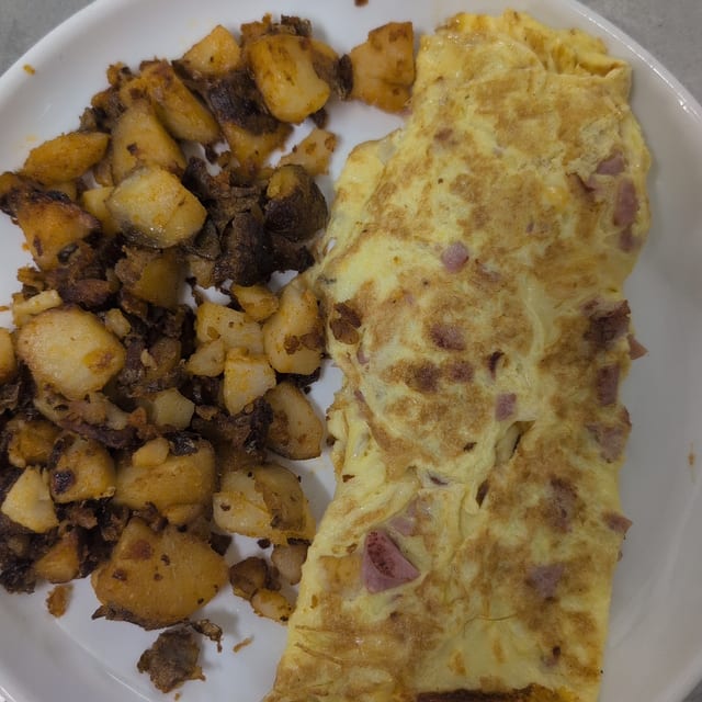 Meat Omelette.
